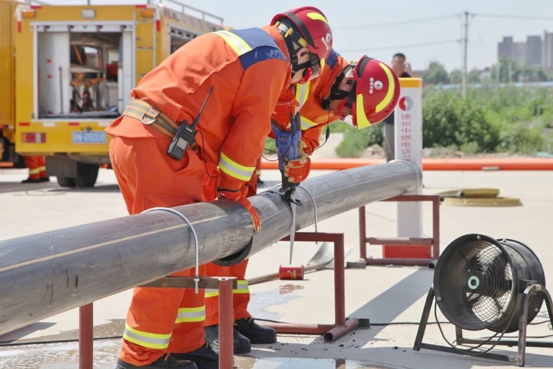 德州中燃公司成功承辦2023年德州市中心城區(qū)燃氣事故應(yīng)急搶險演練